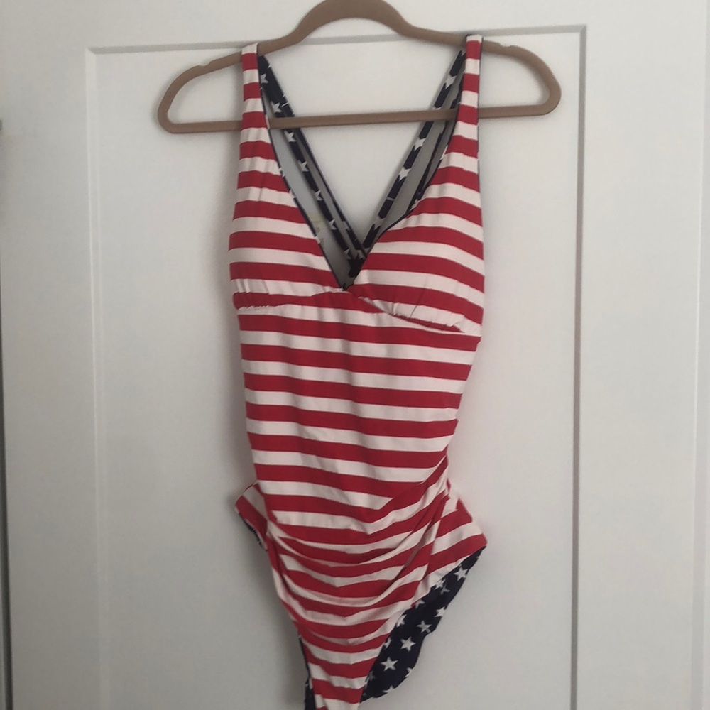 Reversible American flag one piece